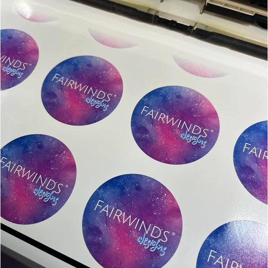 Custom Circle Cut Stickers