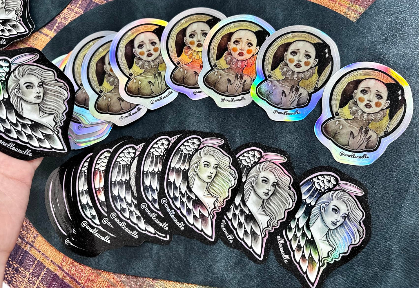 500 3" Custom Holographic Stickers