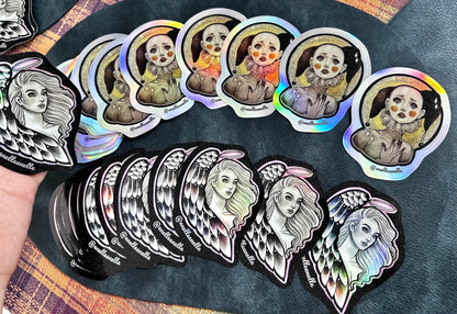 500 3" Custom Holographic Stickers