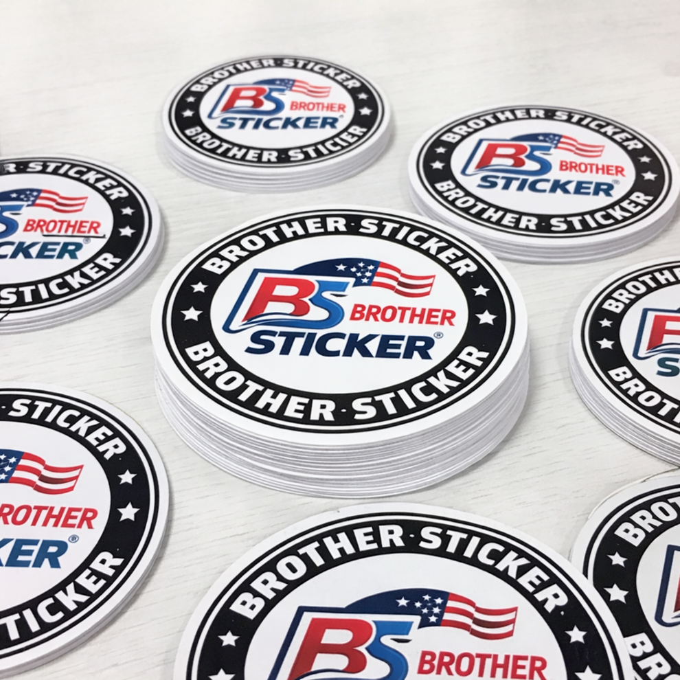 Custom Circle Cut Stickers – BrotherStickers