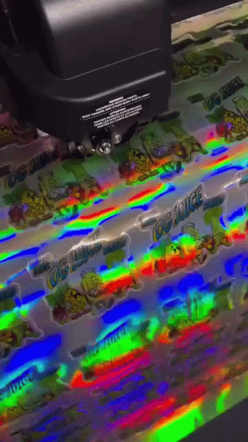 500 3" Custom Holographic Stickers